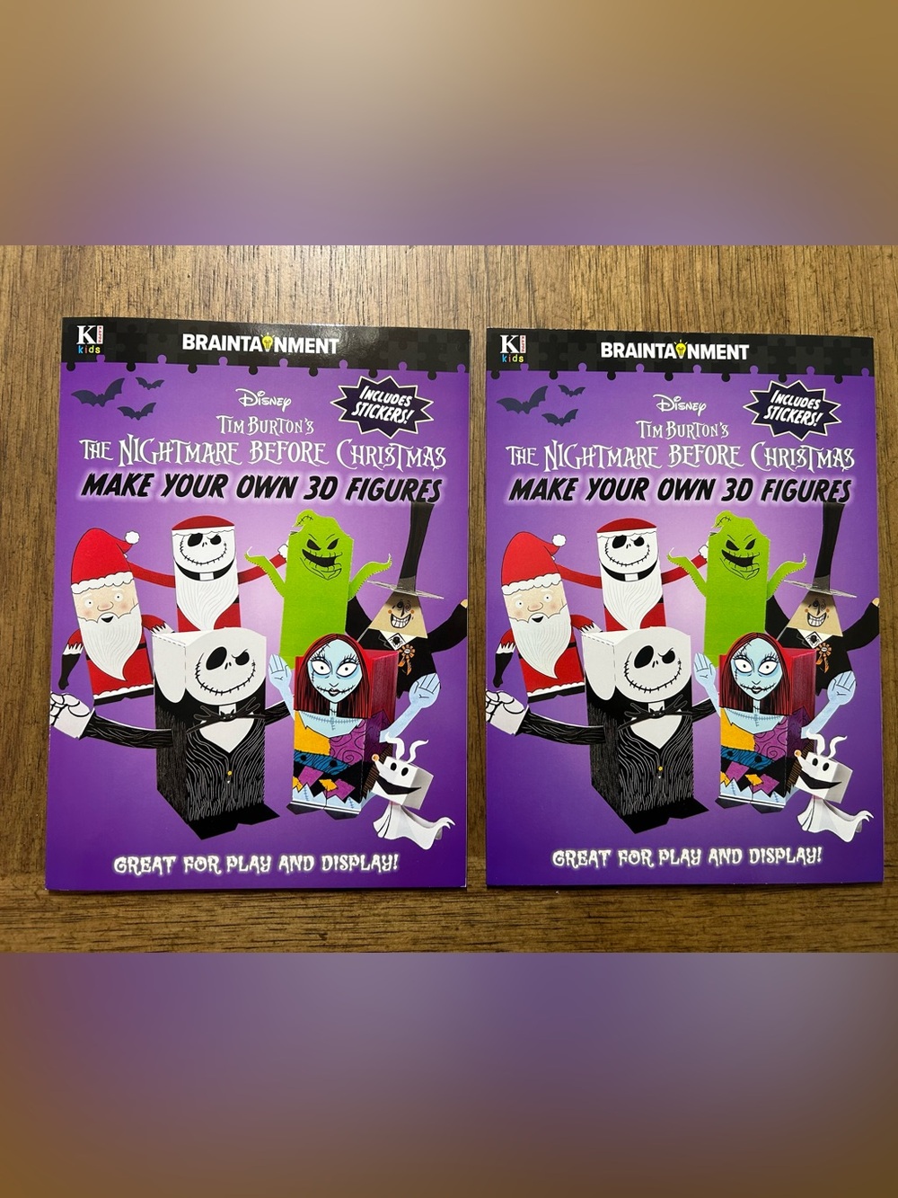 Disney Tim Burton’s The Nightmare Before Christmas Make Your Own 3D Figures (x2)